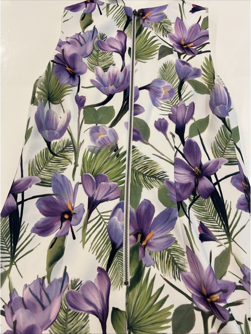 $440 Alice + Olivia Clyde Floral Sleeveless A-line Dress Size 2 - Picture 11 of 11
